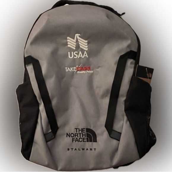 The North Face “STALWART” Gray/Black Backpack, NWT - Picture 1 of 4